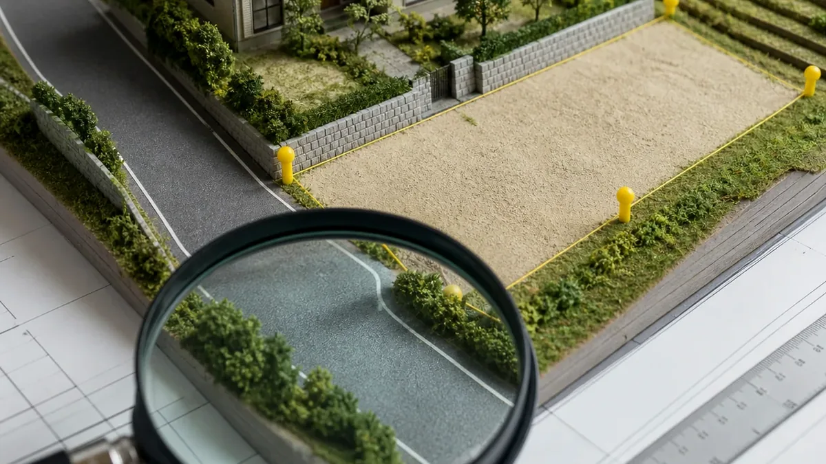 畑付き実家を相続したら｜宅地と農地を分けて確認する手順について家族が資料を確認し、次の順番を話し合う写真風イメージ