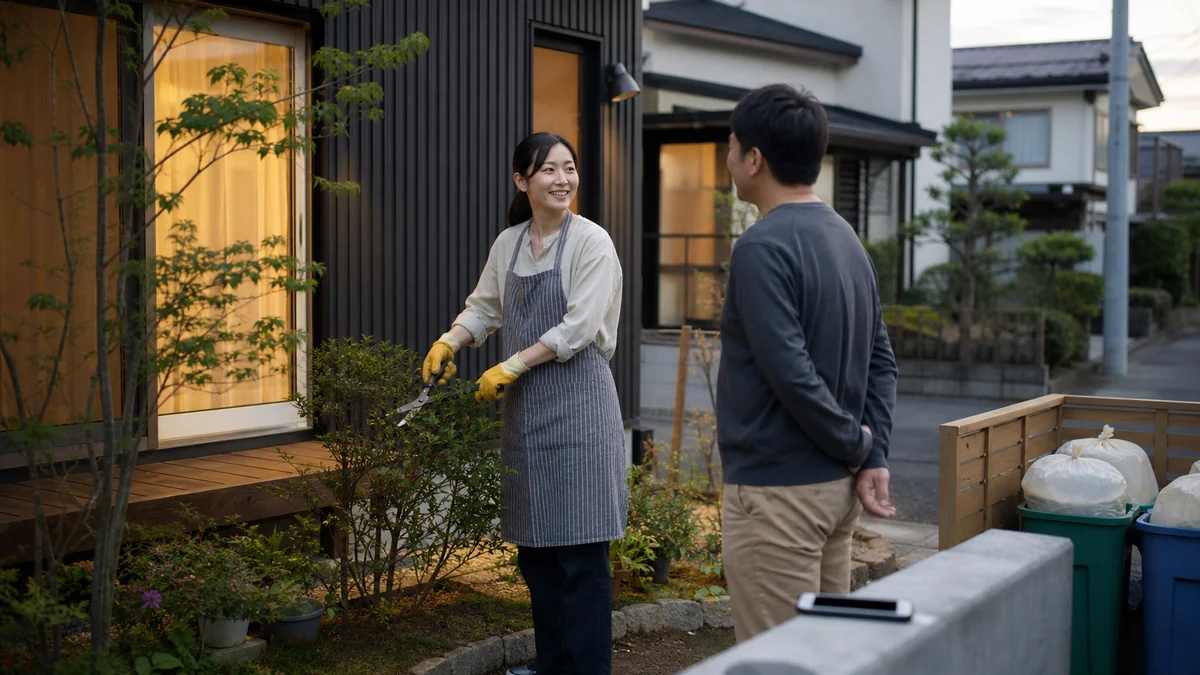 見付の戸建て賃貸で暮らし始めたら｜庭・ごみ・自治会・設備トラブルの連絡術の実務イメージ