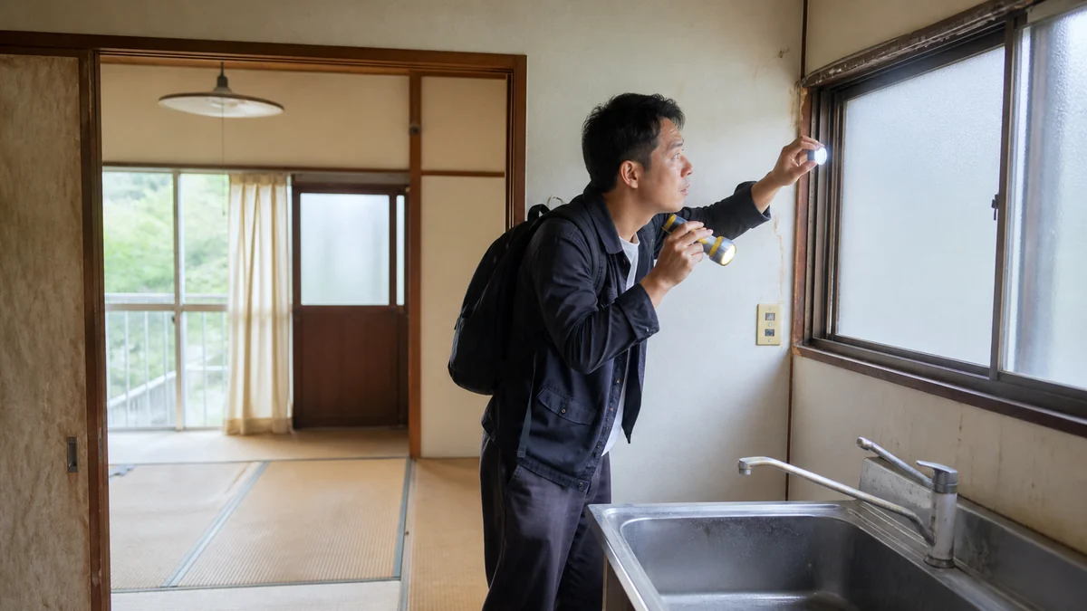 古い戸建て賃貸の内見チェック｜見付で設備・庭・道路を見落とさない方法の実務イメージ